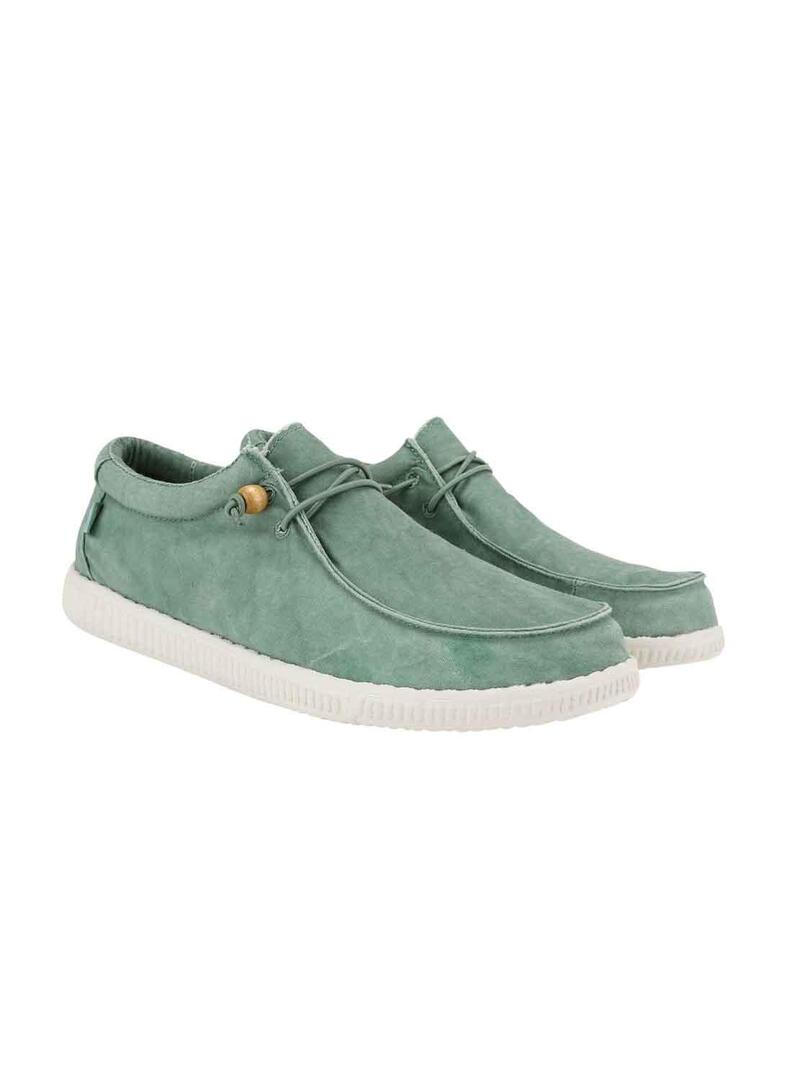 Sneakers Walkin Pitas WP150 Wallabi Verde Uomo