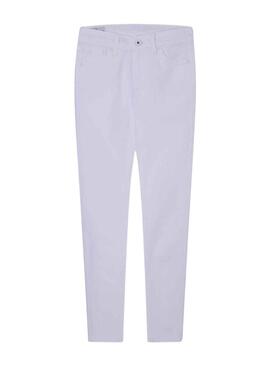 Pantaloni Jeans Pepe Jeans Pixlette Bianco Bambina