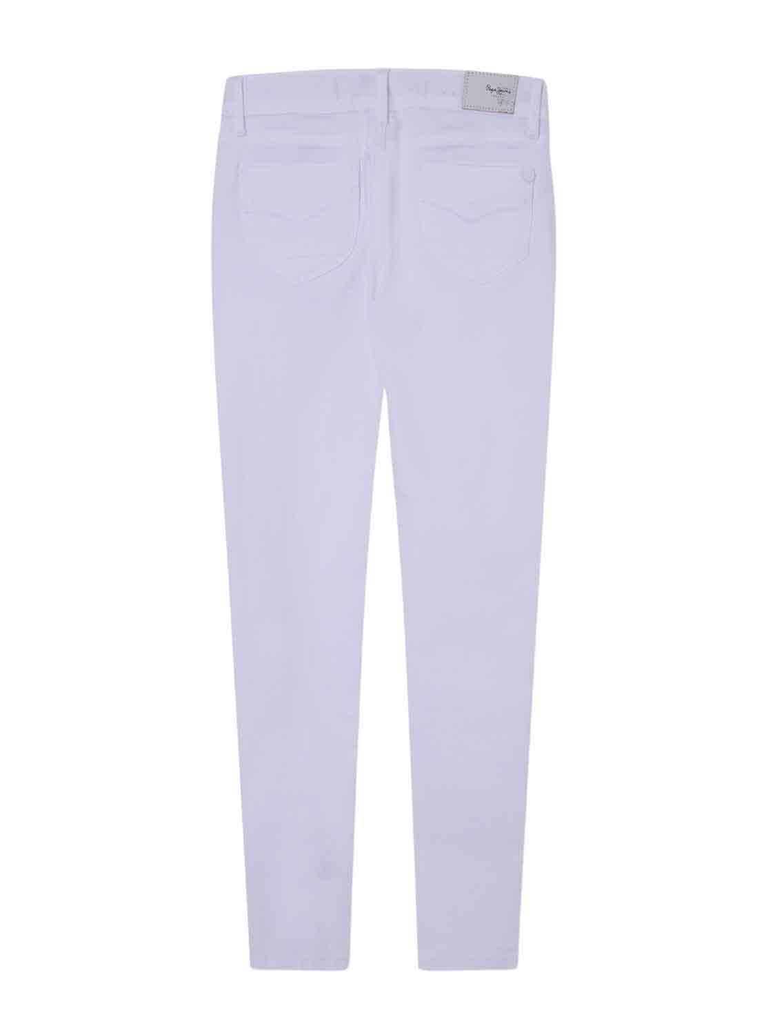 Pantaloni Jeans Pepe Jeans Pixlette Bianco Bambina