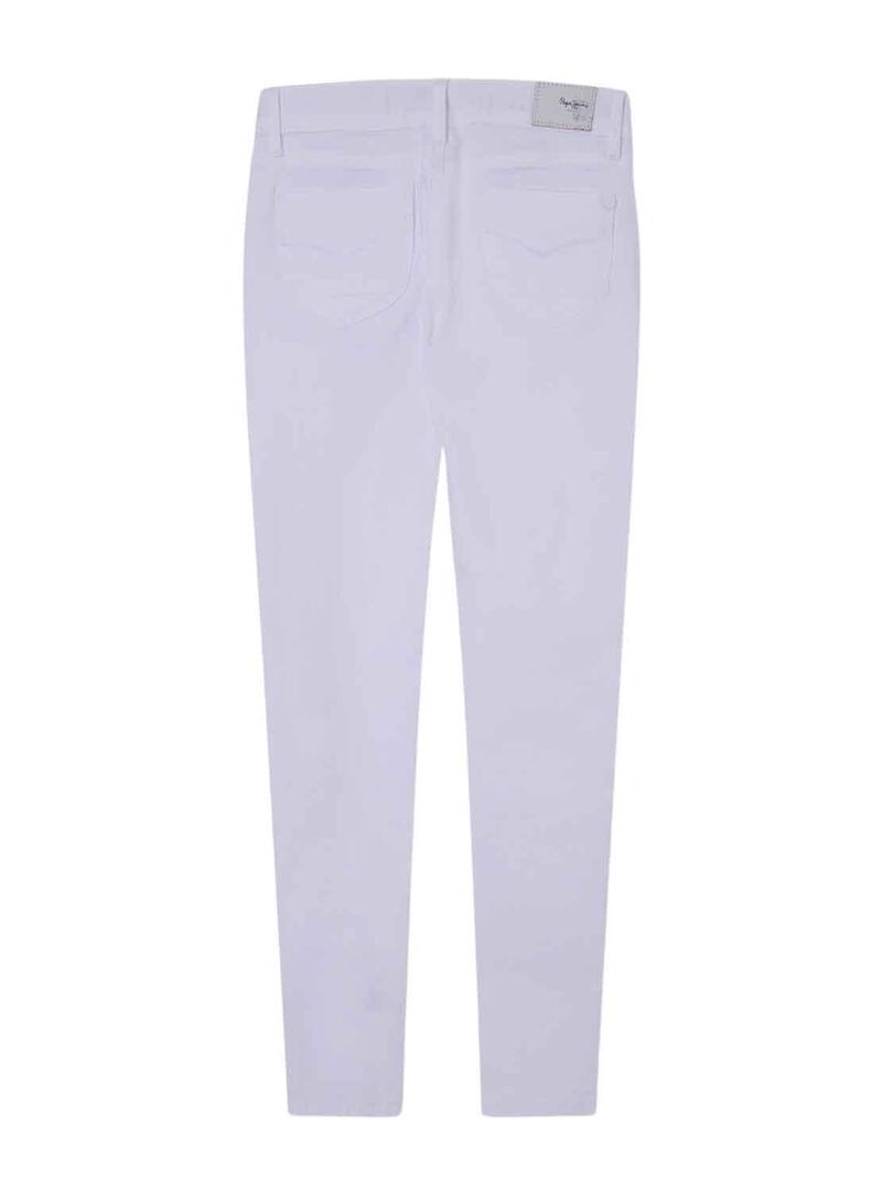 Pantaloni Jeans Pepe Jeans Pixlette Bianco Bambina