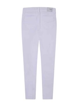 Pantaloni Jeans Pepe Jeans Pixlette Bianco Bambina