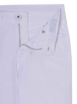 Pantaloni Jeans Pepe Jeans Pixlette Bianco Bambina