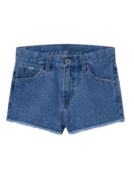 Shorts Pepe Jeans Patty Blu per Bambina