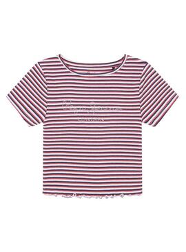 T-Shirt Pepe Jeans Nazaire Strisce per Bambina