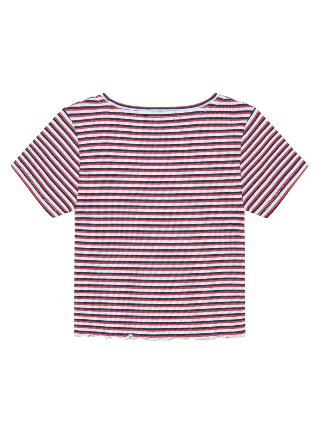 T-Shirt Pepe Jeans Nazaire Strisce per Bambina