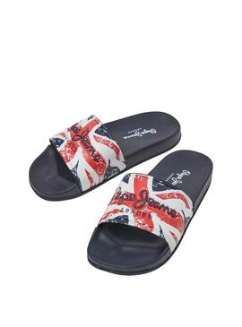 Flip flops Pepe Jeans Jack Blu Navy per Bambino