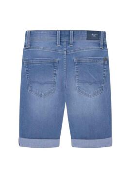 Bermudas Pepe Jeans Becket Blu per NIño