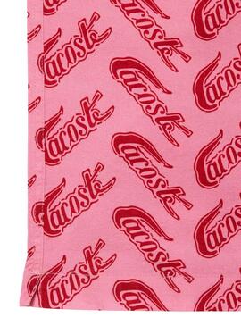 Camicia Lacoste Vintage Rosa per Uomo