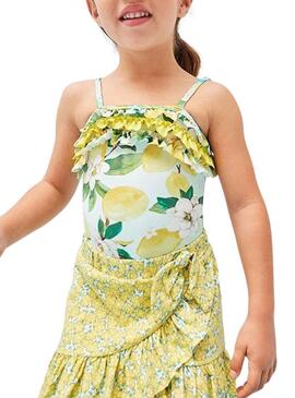 Costume da bagno Mayoral Printed Giallo per Bambina