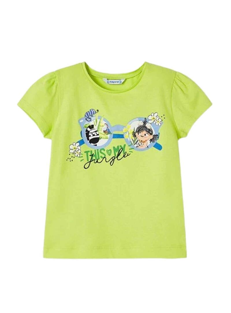 Set 2 T-Shirt Mayoral Sostenibile per Bambina