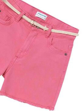 Short Mayoral Sarga Basic Rosa per Bambina