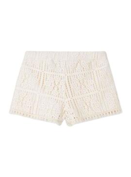 Short Mayoral Knitted Crochet Beige per Bambina