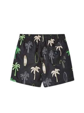 Costume da bagno Mayoral Printed Palme Nero Bambino