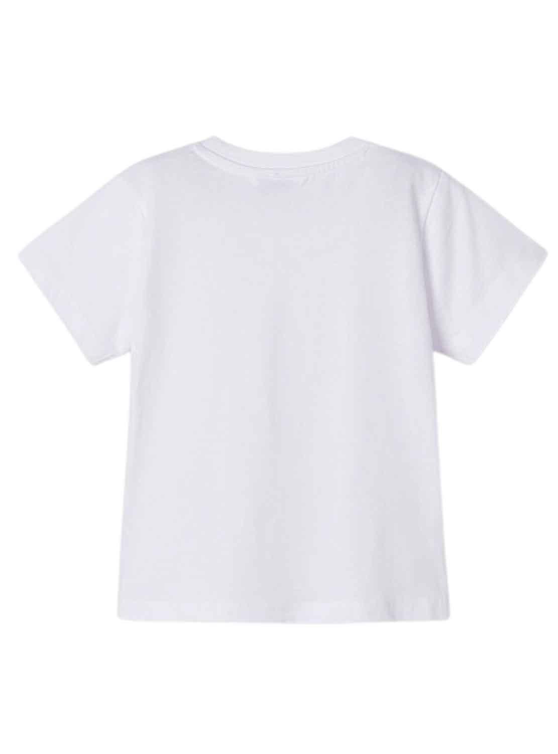 T-Shirt Mayoral Palms Bianco per Bambino