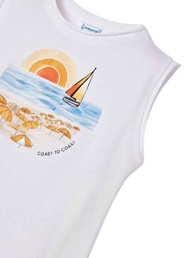 T-Shirt Mayoral Senza Bianco per Bambino