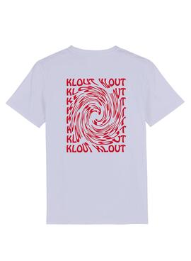 T-Shirt Klout Tornado Lilla per Donna e Uomo
