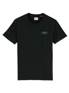 T-Shirt Klout Graphic Nero e Blu Turquesa