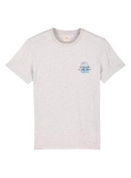 T-Shirt Klout No Plastic Grigio per Donna e Uomo