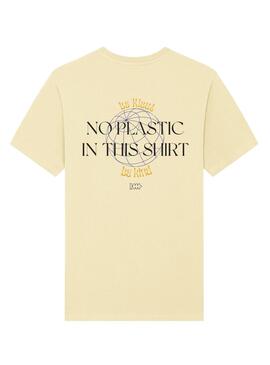 T-Shirt Klout No Plastic Giallo