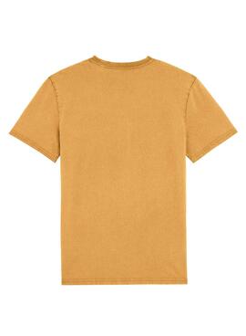 T-Shirt Klout Basic Dyed Mostaza tinta