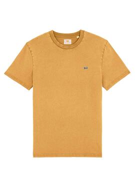 T-Shirt Klout Basic Dyed Mostaza tinta