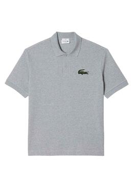 Polo Lacoste Loose Grigio per Uomo e Donna