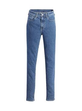Pantaloni Jeans Levis 721 High Rise Blu Donna