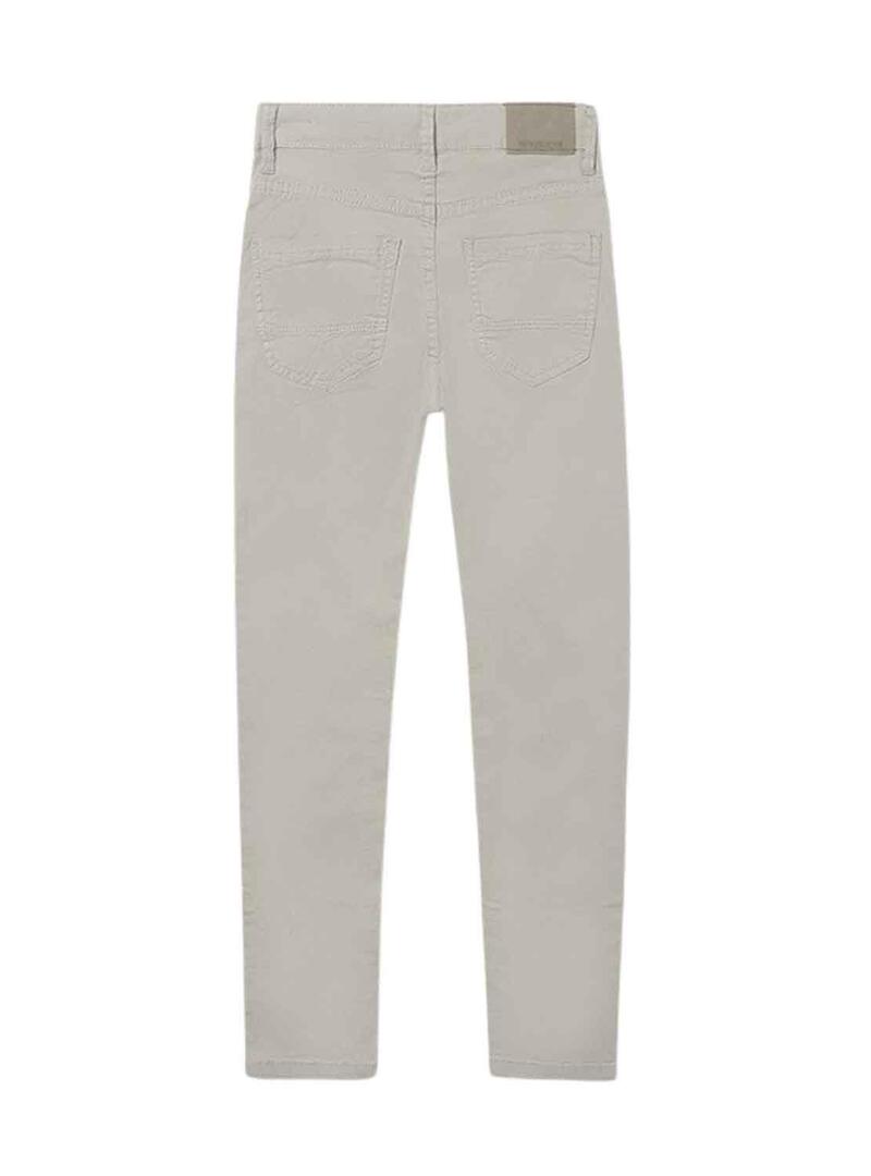 Pantaloni Mayoral Slim Fit Base Grigio per Bambino