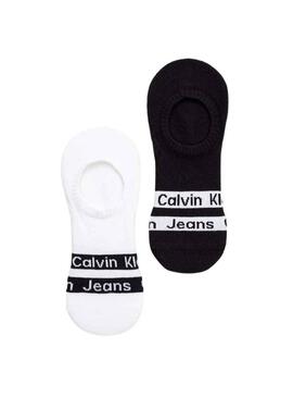 Calzini Calvin Klein Footie High Nero Uomo