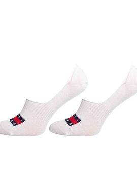 Calzini Tommy Jeans Footie Bianco Unisex