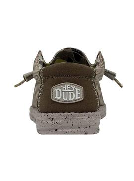 Sneakers Hey Dude Wally Sox Marrone per Uomo