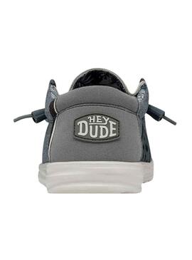 Sneakers Hey Dude Wally H2O Grigio per Uomo