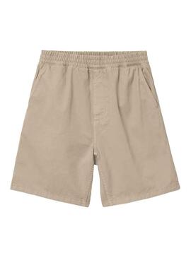 Bermudas Carhartt Flint Beige per Uomo