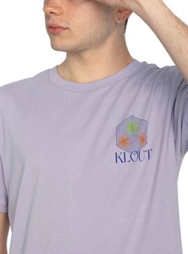 T-Shirt Klout Aesthetic Lila per Donna e Uomo