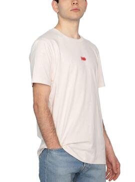 T-Shirt Klout Tornado Bianco Vintage e Rosso