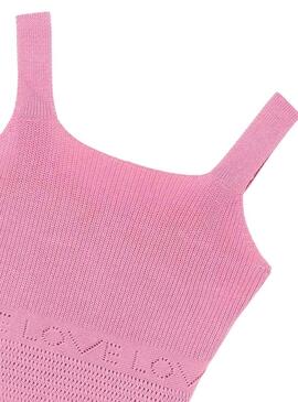 Set Mayoral Tricot Rosa per Bambina