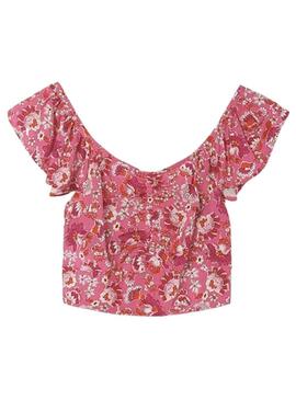 Top Mayoral Printed Rosa per Bambina