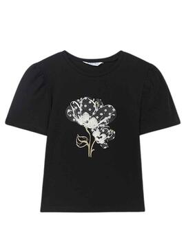 T-Shirt Mayoral Lampada da parete Nero per Bambina