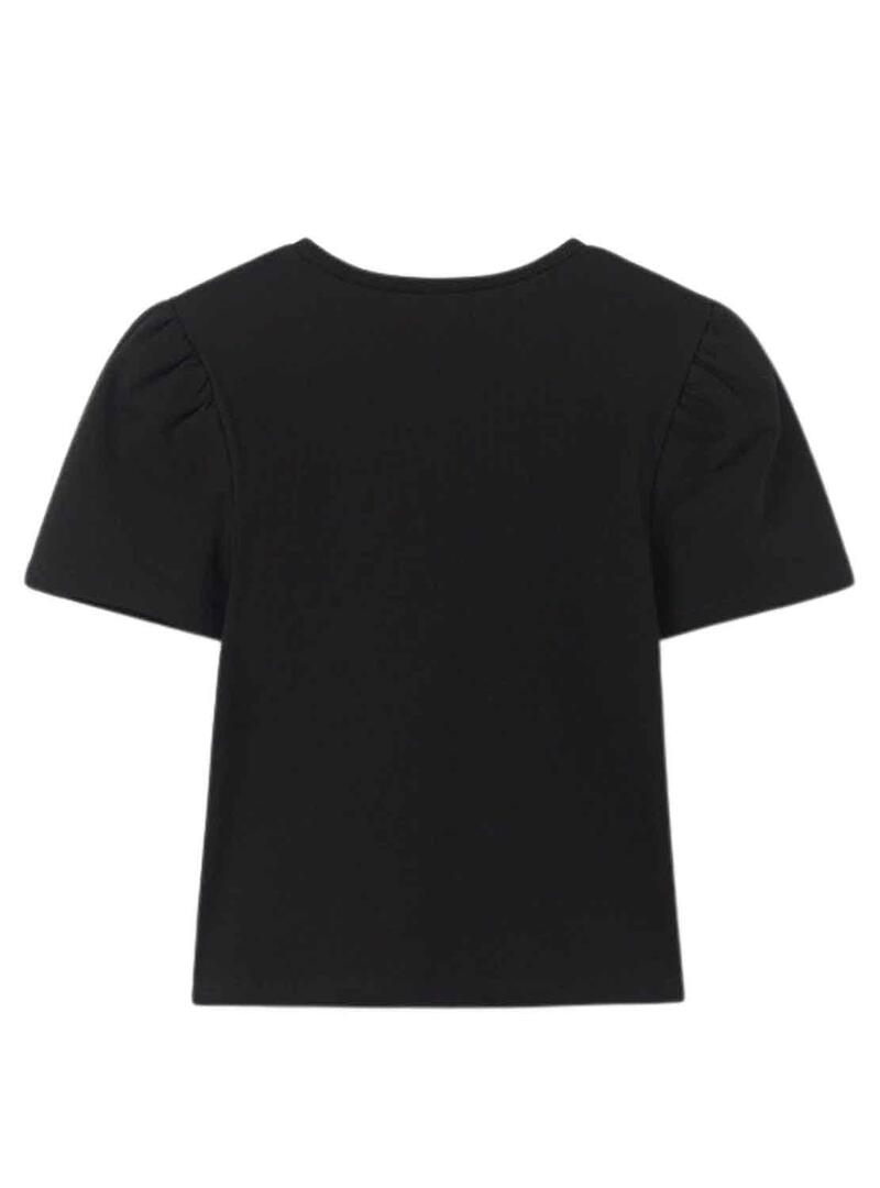 T-Shirt Mayoral Lampada da parete Nero per Bambina