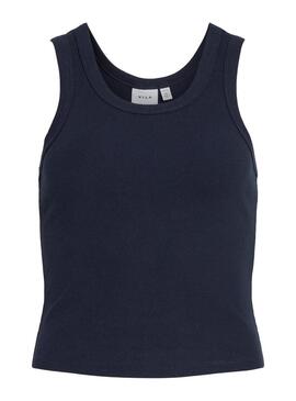 Top Vila Costa Blu Navy per Donna