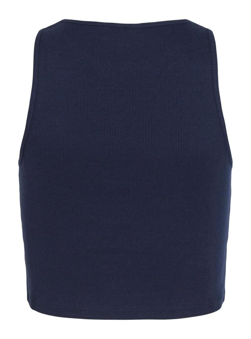 Top Vila Felia Blu Navy per Donna