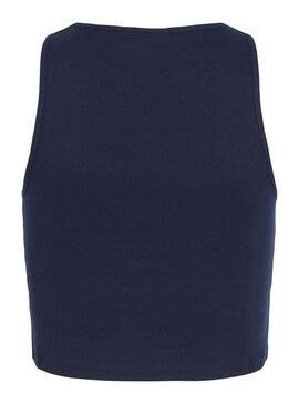 Top Vila Felia Blu Navy per Donna