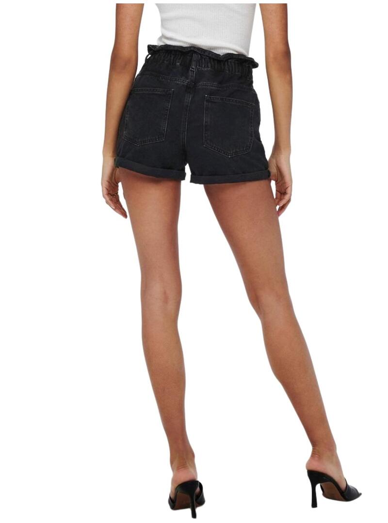 Shorts Only Cuba Nero per Donna