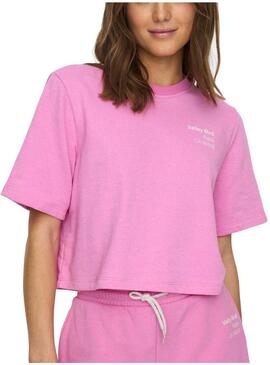 T-Shirt Only Sasja Rosa per Donna