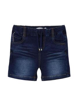 Bermuda Name It Ryan Jogger Denim Blu Blu Navy Bambino