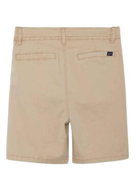 Bermuda Name It Silas Slim Long Beige per Bambino