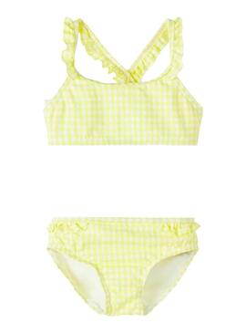 Bikini Name It Ziline Box Giallo per Bambina