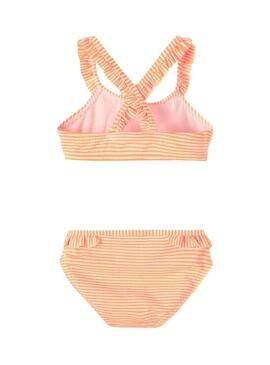 Bikini Name It Ziline Arancione per Bambina