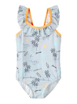 Costume da bagno Nominalo Zerta Blu Blu Navy per Bambina