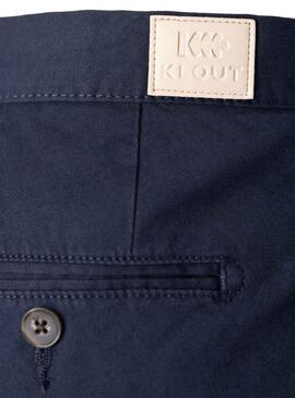 Bermuda Klout Chino Blu Navy per Uomo